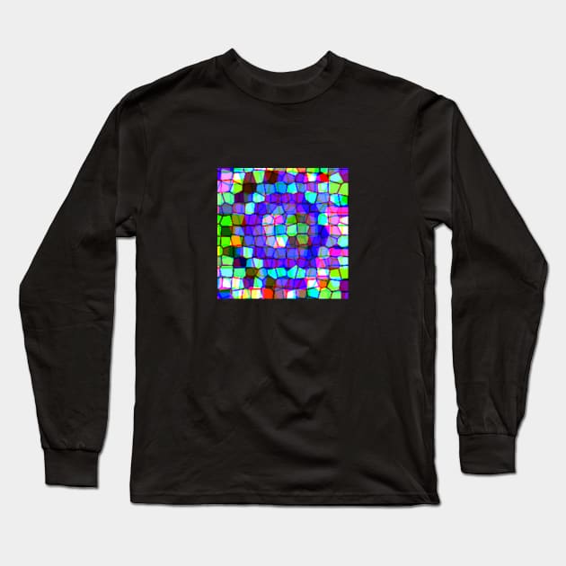 Colorful mosaic Long Sleeve T-Shirt by JunniePL